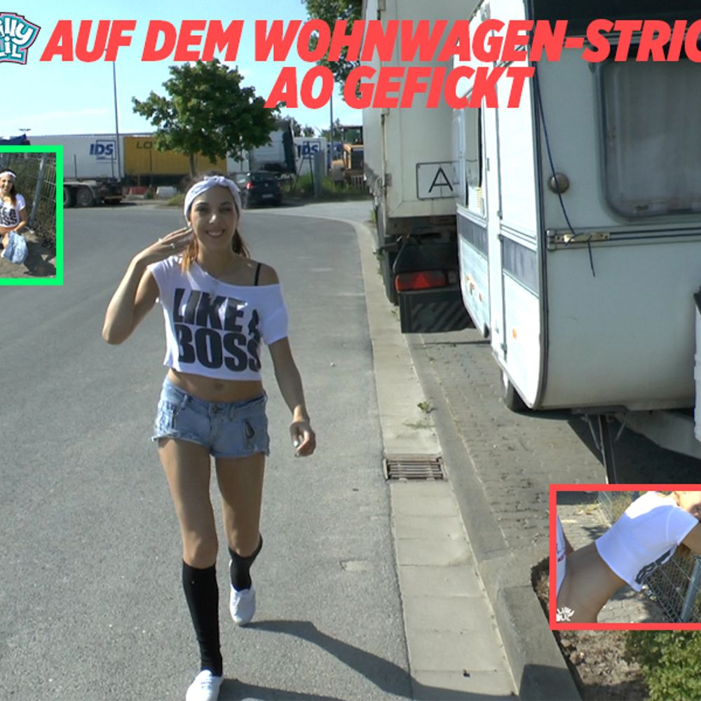 Auf dem Wohnwagestrich AO gefickt